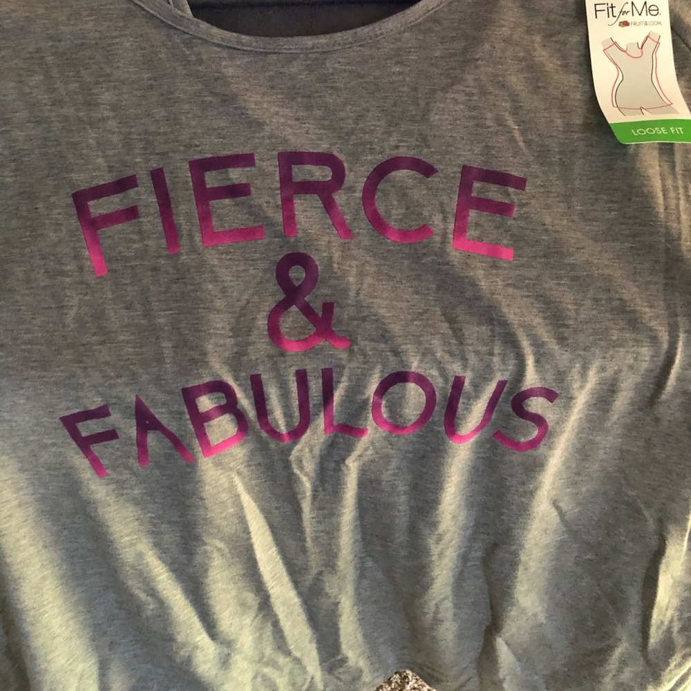 Gray Fierce and Fabulous NWT